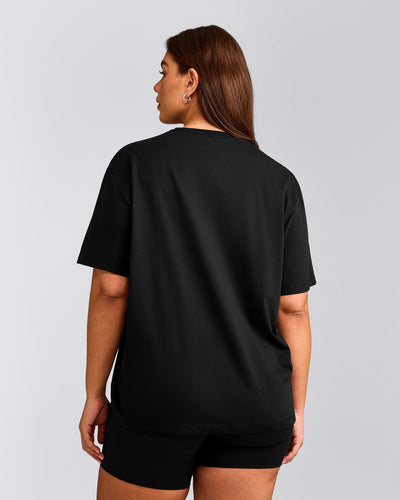 Classic Oversized Lightweight T-Shirt | Black