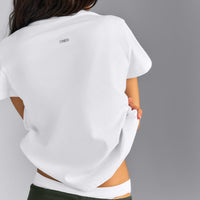 Regular Cotton Short Sleeve T-Shirt | White