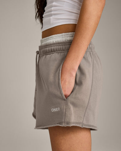 Cotton Vintage Lounge Shorts | Washed Minky