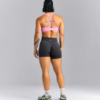 EasyLift™ High Neck Sports Bra | Power Pink