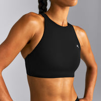 EasyLift™ High Neck Sports Bra New Branding | Black