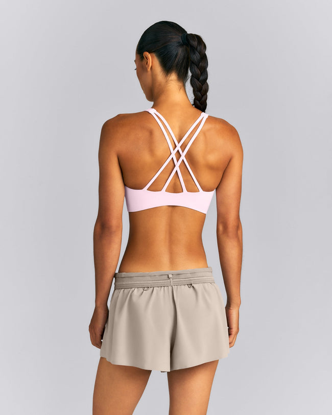 EasyLift™ High Neck Sports Bra New Branding | Soft Girl Pink