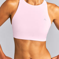 EasyLift™ High Neck Sports Bra New Branding | Soft Girl Pink