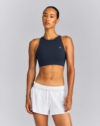 EasyLift™ High Neck Sports Bra New Branding | True Blue