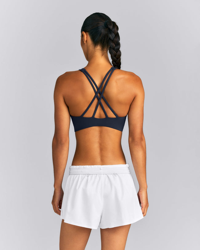 EasyLift™ High Neck Sports Bra New Branding | True Blue