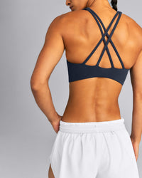 EasyLift™ High Neck Sports Bra New Branding | True Blue
