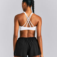 EasyLift™ High Neck Sports Bra New Branding | White