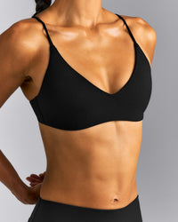 EasyLift™ Ultra Minimal Bralette New Branding | Black