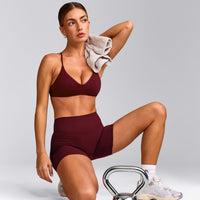 EasyLift™ Ultra Minimal Bralette with Grey Logo | Rosewood