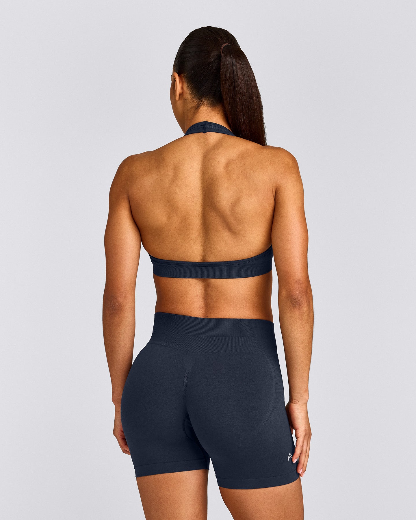 EffortlessLift™ Seamless Halter Neck Sports Bra New Branding | True Blue