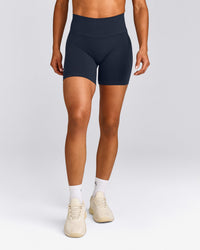 EffortlessLift™ Seamless High Rise Shorts | True Blue