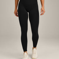 EffortlessLift™ Seamless High Rise Leggings New Branding | Black