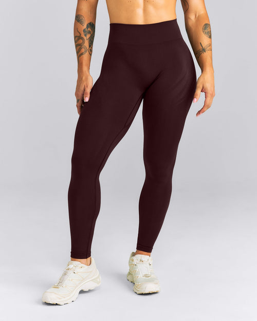 EnhanceLift™ Seamless Mid Rise Leggings | Plum Brown
