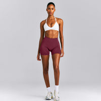 EnhanceLift™ Seamless Minimal Halter Neck Bralette New Branding | White