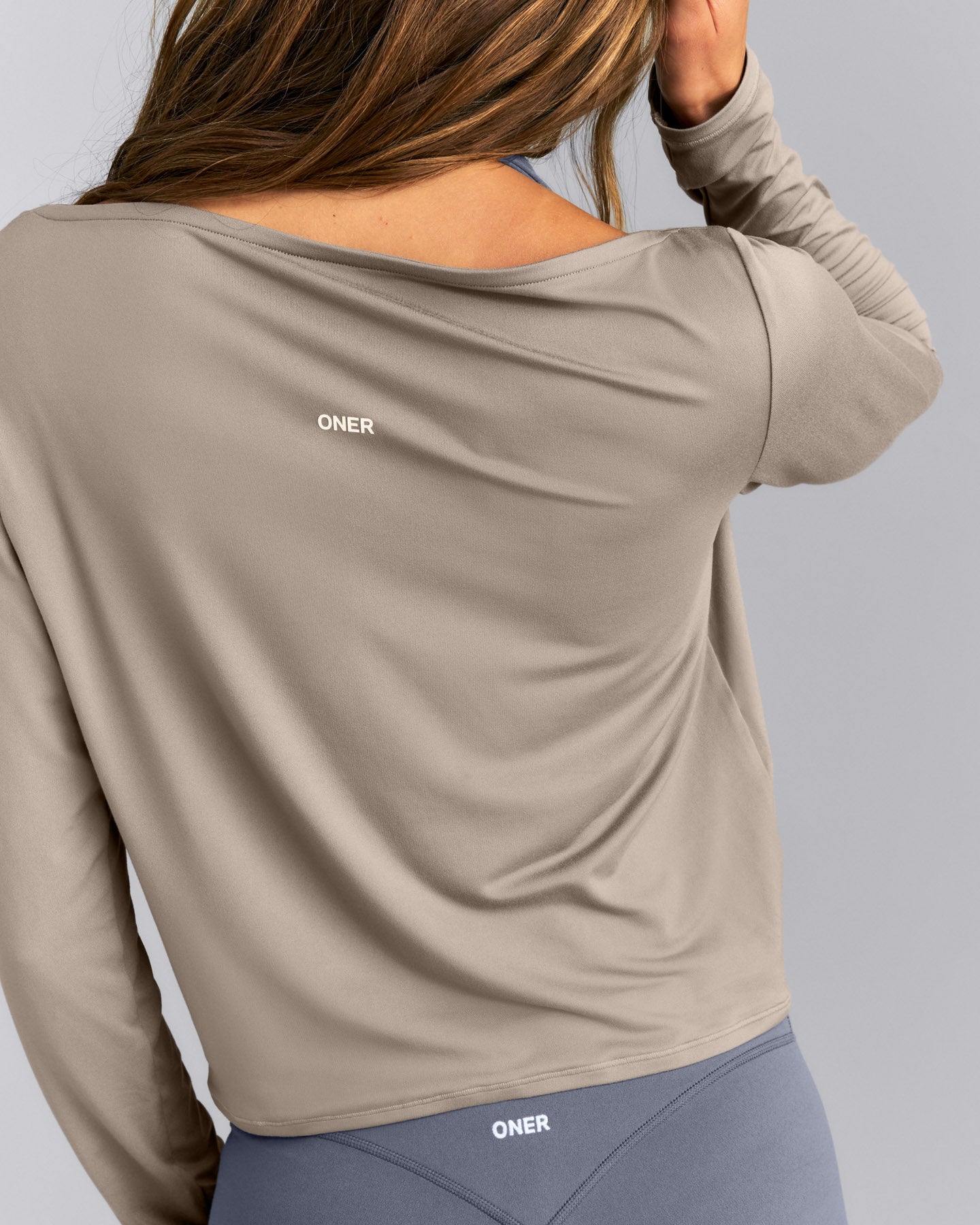 FormeSoft™ Relaxed Slash Neck Long Sleeve Top | Washed Minky
