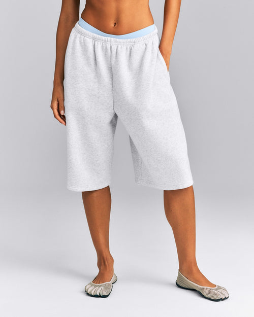 Foundations All Season Longline Shorts New Branding | Gray Marl