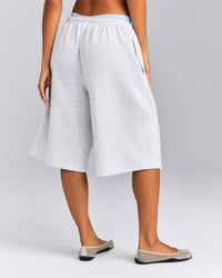 Foundations All Season Longline Shorts | Gray Marl