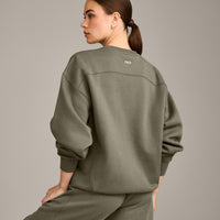 Foundations Cosy Crew Neck Sweatshirt | Alpine Green