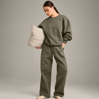 Foundations Cosy Crew Neck Sweatshirt | Alpine Green