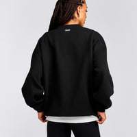 Foundations Cosy Crew Neck Sweatshirt | Black