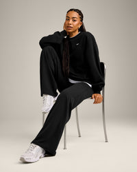 Foundations Cosy Crew Neck Sweatshirt | Black