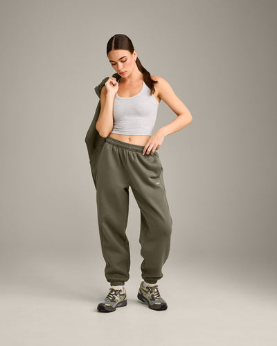 Foundations Cosy Joggers | Alpine Green