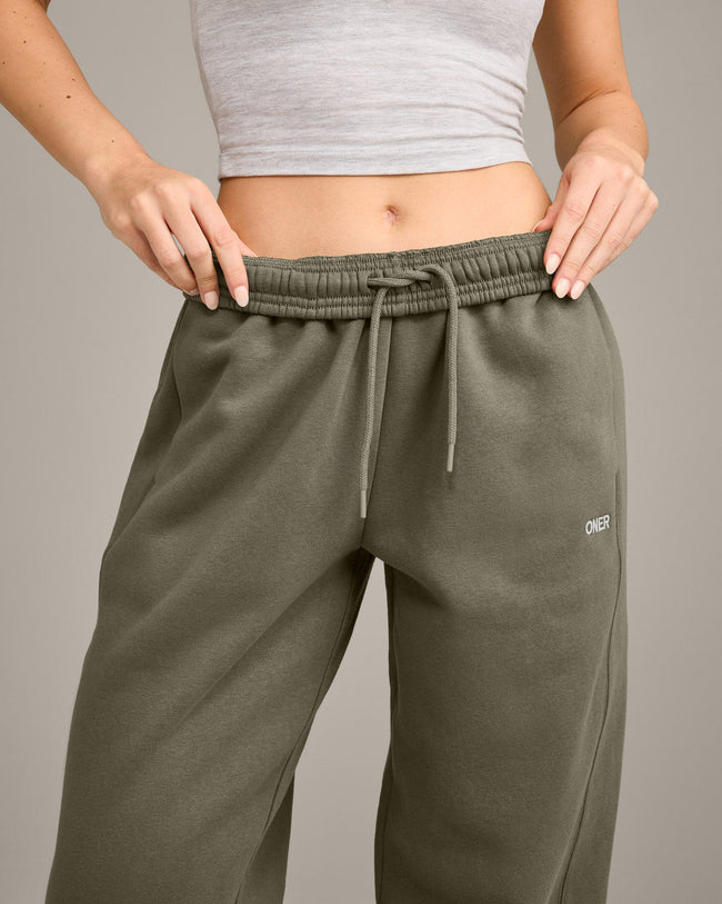 Foundations Cosy Joggers | Alpine Green