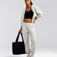 Foundations Cosy Joggers | Light Grey Marl