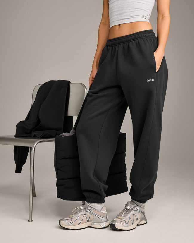 Foundations Cosy Joggers | Soft Black