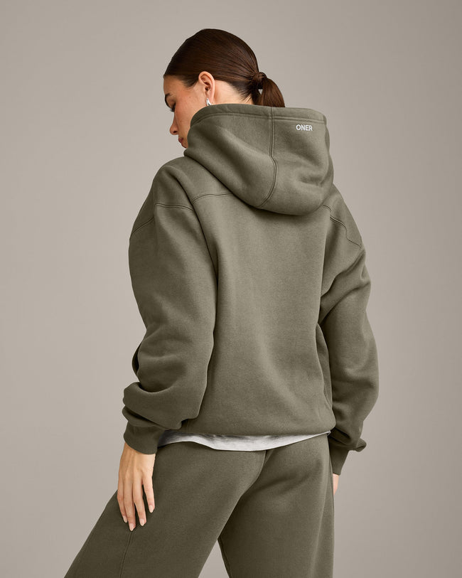 Foundations Cosy Hoodie | Alpine Green