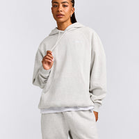 Foundations Cosy Hoodie | Light Gray Marl