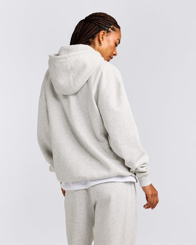 Foundations Cosy Hoodie | Light Gray Marl