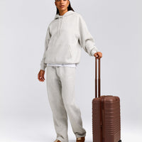 Foundations Cosy Hoodie | Light Gray Marl