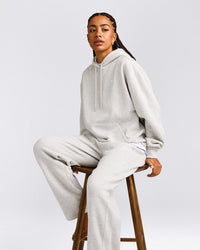 Foundations Cosy Hoodie | Light Gray Marl
