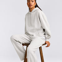 Foundations Cosy Hoodie | Light Gray Marl