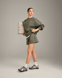 Foundations Cosy Oversized Sweatshirt | Alpine Green