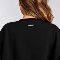 Foundations Cosy Oversized Sweatshirt | Black