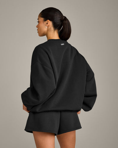 Foundations Cosy Oversized Sweatshirt | Soft Black