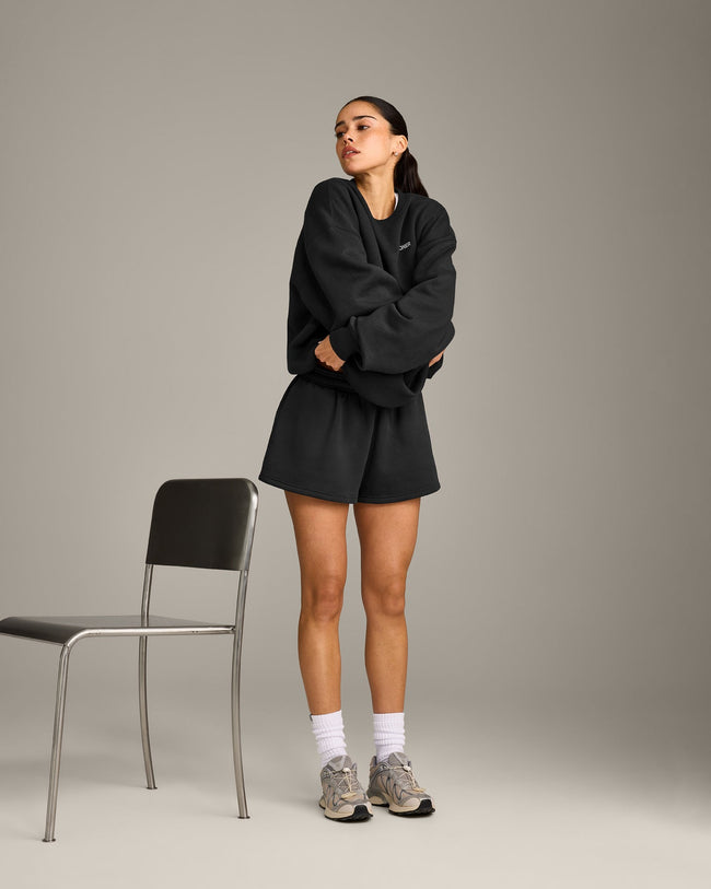 Foundations Cosy Oversized Sweatshirt | Soft Black