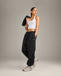 Foundations Cosy Oversized Joggers | Soft Black