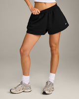 Foundations Cosy Oversized Shorts | Black