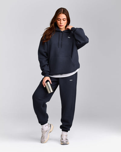 Foundations Cosy Oversized Hoodie | True Blue