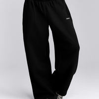 Foundations Cosy Oversized Straight Leg Sweatpants | Black