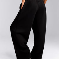 Foundations Cosy Oversized Straight Leg Sweatpants | Black