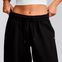 Foundations Cosy Oversized Straight Leg Sweatpants | Black