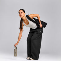 Foundations Cosy Oversized Straight Leg Sweatpants | Soft Black