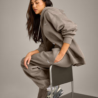 Foundations Cosy Oversized Zip Through Hoodie | Minky