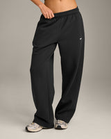 Foundations Cosy Straight Leg Joggers | Soft Black