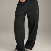 Foundations Cosy Straight Leg Joggers | Soft Black