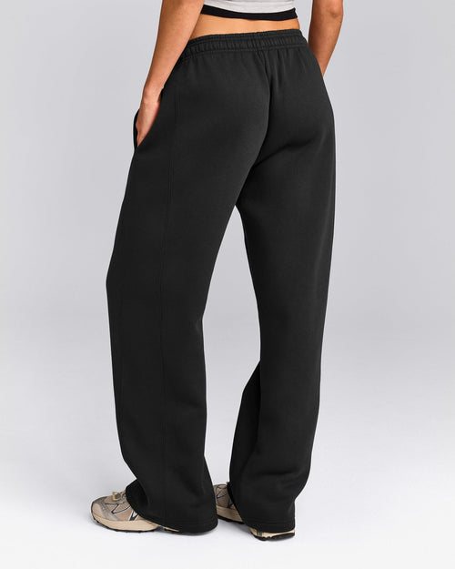 Foundations Cosy Straight Leg Sweatpants | Soft Black